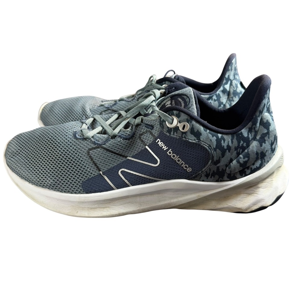 New Balance Fresh Foam Roav v2 Mens 13 Blue Grey Camo Running Shoes MROAVCO2